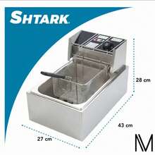 Freidora Aceite Eléctrica Industrial Acero Inoxidable 6 Lt Plateado 60hz - Tipo de Enchufe A USA (110-127V) - Ver 5