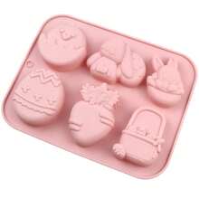 1个手工卡通造型模具，兔子造型肥皂模具，用于DIY肥皂制作 - A - 查看 4