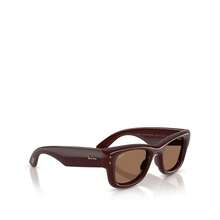Ray-Ban Wayfarer Puffer Square Sunglasses, 50mm |  | Women Sunglasses - 深棕色 - 查看 3