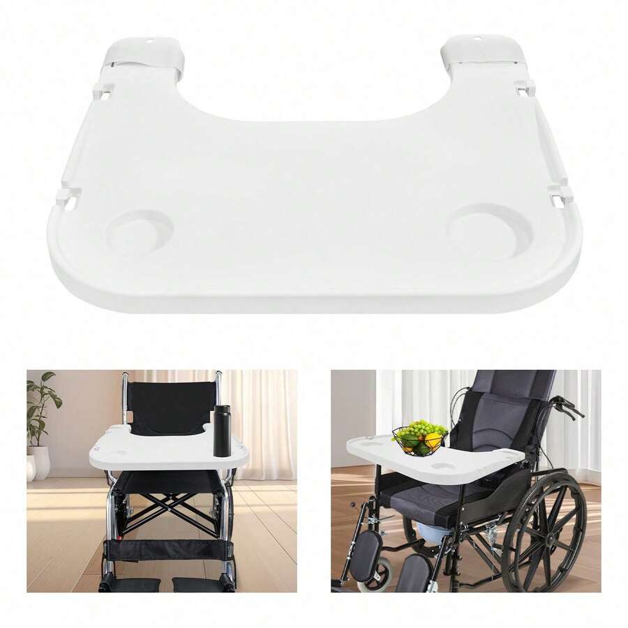 Wheelchair Table Board Wheelchair Table Wheelchair Lap Tray For Eating Reading - White - View 1
