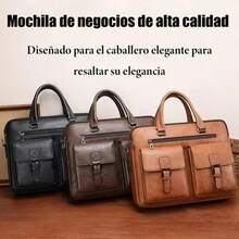 Men Briefcase - Khaki - View 10