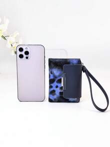 MINGYOU Fashionable Delicate Cute Soft Short Handheld Zipper Coin Purse - Blue - View 7