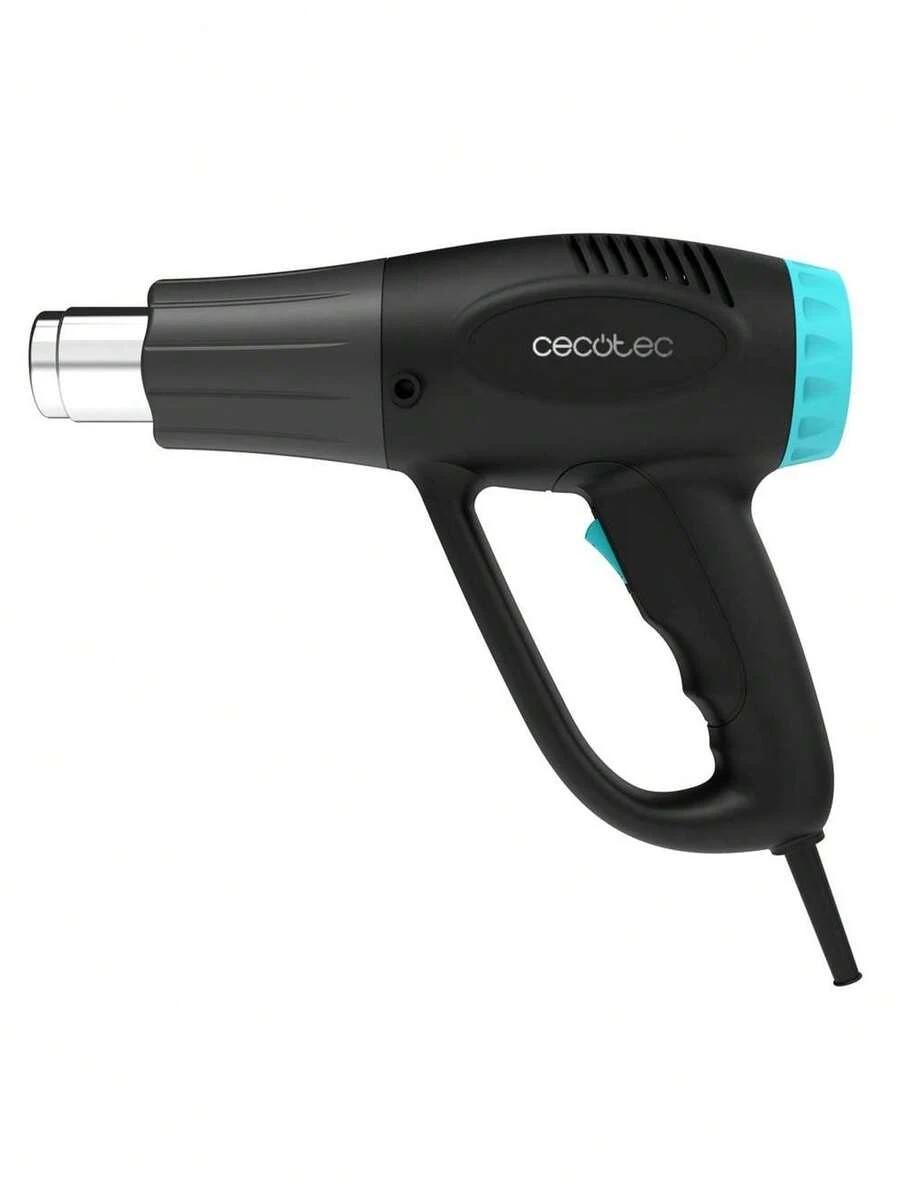 Cecotec Hell Gun 3500 Heat Gun: Powerful 2000W, Versatile And Stable For All Types Of Tasks, Includes 4 Attachments: Reflector, Wide Nozzle, Air Concentrator, And Heat Diverter. Hands-Free Functionality For Convenience And Two Power And Temperature Levels: 350°C/300L/Min And 550°C/500L/Min, Ultra-Fast Heating. - Multicolor - View 1