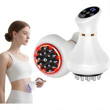 Massaggiatore linfatico GDQ e strumento per massaggio anticellulite, macchina per il modellamento del corpo, aiuta a ridurre smagliature e cellulite, dispositivi per sollievo dal dolore per sciatica, braccia, fianchi, gambe, muscoli (bianco) - Bianco - Visualizzare 2