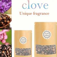 60g Especia de clavo - Aroma fresco de larga duración, adecuado para la decoración del hogar y la oficina, etiquetado exquisito - Perfecto para el Día de San Valentín, Navidad, Halloween, yoga, meditación - Serie de pequeñas tiendas, esencial de yoga, empaque navideño, diseño de ventana transparente - color primario - Ver 6