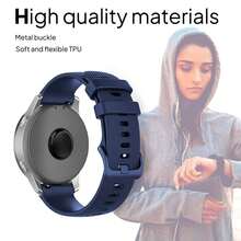 Entrega em 24/48 horas. Pulseira OcioDual de 18 mm para relógio inteligente, com sistema de liberação rápida. Peças de reposição para relógios inteligentes masculinos e femininos. - Azul Real - Ver 2