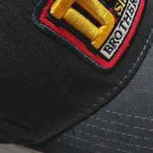 涂鸦卡车司机帽，轻便柔软可调节棒球帽，四季皆宜 - 黑色 - 查看 3