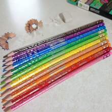 Lápices de color neón borrables 12 piezas - Una pieza - Ver 2