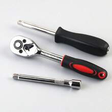 46 piezas/Set Kit de herramientas de reparación manual, adecuado para el mantenimiento de automóviles, motocicletas, bicicletas y electrodomésticos, esencial para reparaciones en el hogar y la fábrica - multicolor - Ver 5