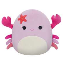 Squishmallows 原创 7.5 英寸 Ainhoca 灰色甲龙、翡翠彩虹星系海马、Dear - 毒箭蛙、Cailey - 螃蟹、Visconti - 马卡龙、Ritter - 番茄 中号超柔软 Jazwares 官方毛绒玩具 - 彩色 - 查看 6