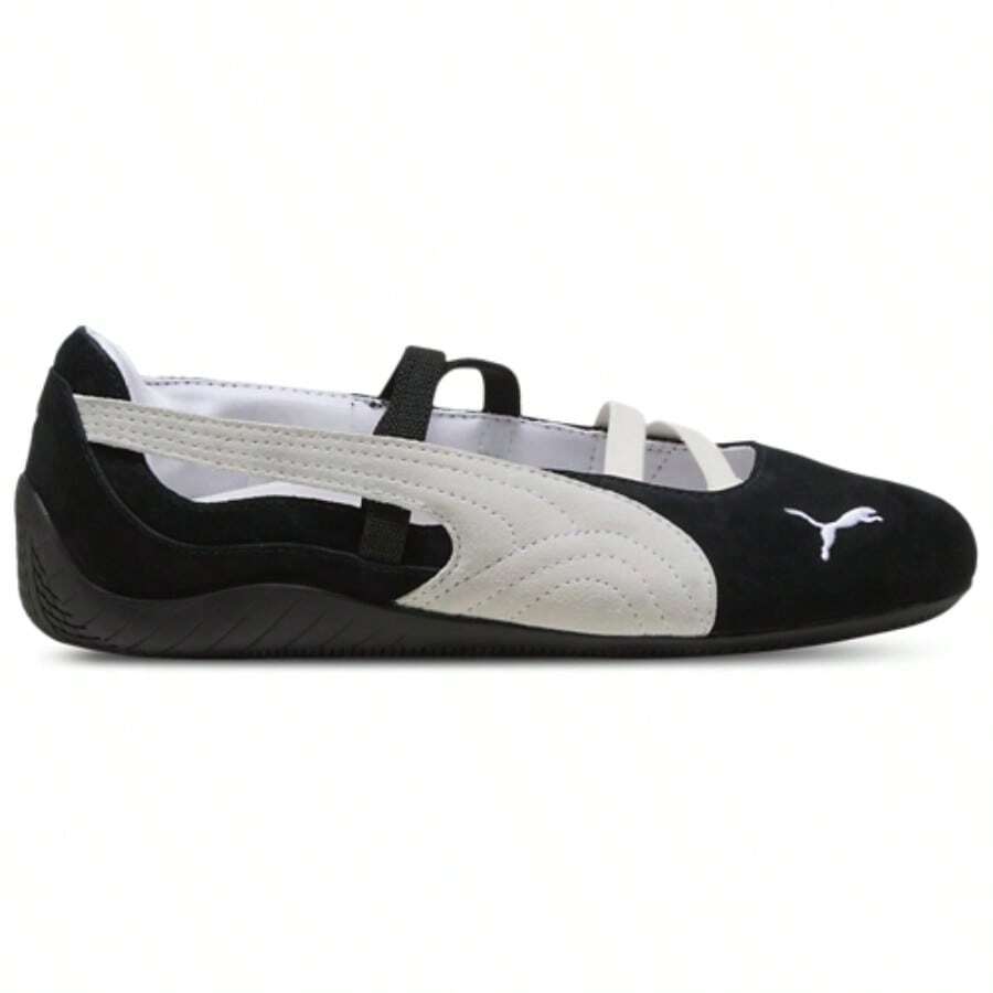 Puma Kids Speedcat Ballet SD Shoes -406135-01 | Modern Street Style, Comfortable All-Day - 黑與白 - 查看 1