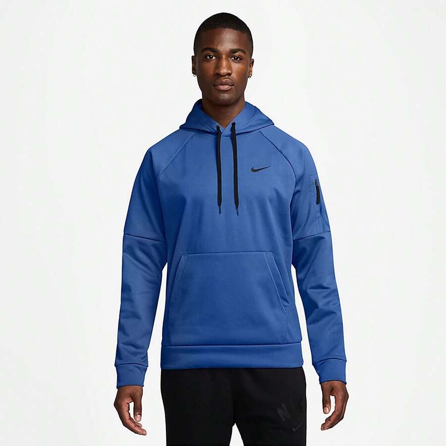 Sudadera con capucha Nike Therma-FIT para hombre - Cometa Azul - Ver 1