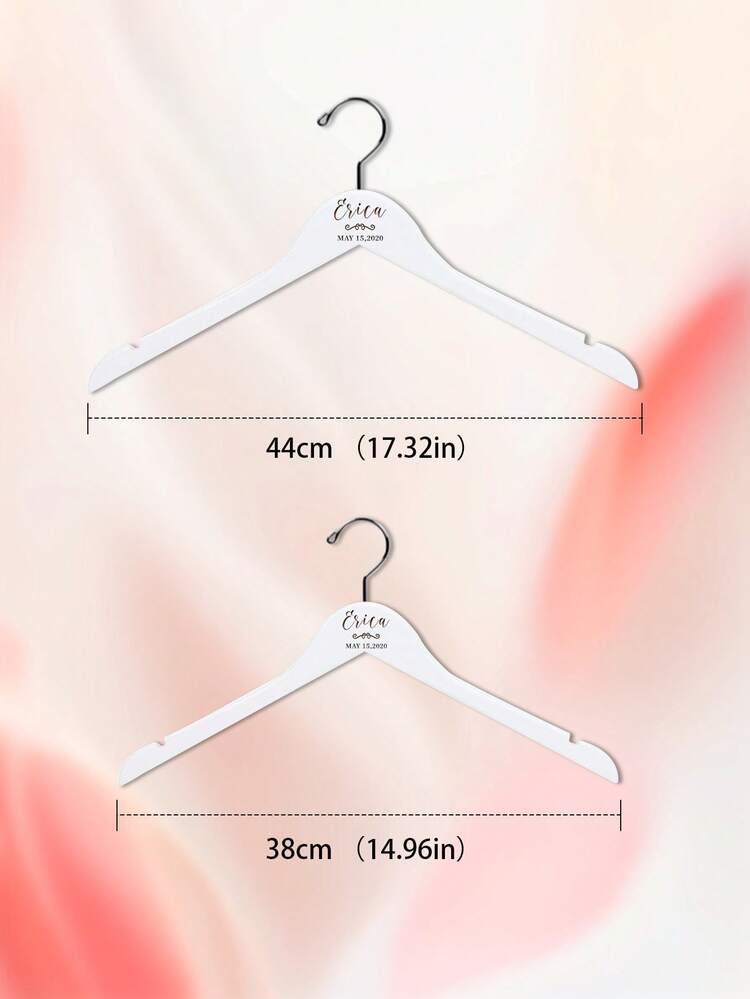 Personalized Hangers / Exclusive Hangers For Wedding Couples / Wedding Gifts / Personalized Bridesmaid Hangers / Wedding Hangers / Wedding Souvenirs / Personalized Brides' Hangers, Bridesmaids' Hangers, Chief Bridesmaids' Hangers, Are Ideal Gifts And Souvenirs For Wedding Parties, Permanently Preserved - Multicolor - View 6