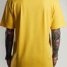 Camiseta Blusa Copa Brasil Rumo Ao Hexa Brasil 26 Estilosa 2026 Masculina Feminina Unissex100% Algodão  Promoção - Amarelo - Visão 3