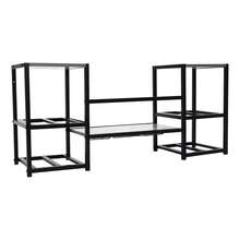 SHIOUCY 3-Tier Wall Mounted Wine Rack, 33.07-44.09lbs Load Wine Storage Display Rack For Home Bar Kitchen Decor - White - View 12