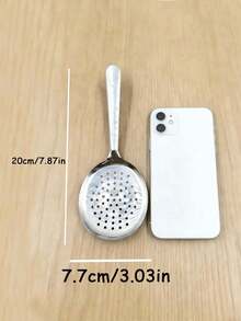 1/2pcs Kitchen Soup Spoon And Strainer Spoon Set, 401 Stainless Steel Kitchenware, Dishwasher . Suitable For Hot Pot, Party Catering, Hotel And Other Occasions, Practical Kitchen Utensils - Multicolor - View 9