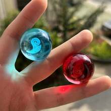 哪吒2周边迷你魔珠水晶玻璃球摆件模型，青少年礼物减压玩具 - 彩色 - 查看 4