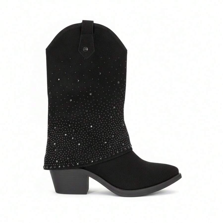 Women Casual Athletic Shoes - Black - View 1
