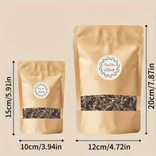 60g Especia de clavo - Aroma fresco de larga duración, adecuado para la decoración del hogar y la oficina, etiquetado exquisito - Perfecto para el Día de San Valentín, Navidad, Halloween, yoga, meditación - Serie de pequeñas tiendas, esencial de yoga, empaque navideño, diseño de ventana transparente - color primario - Ver 5