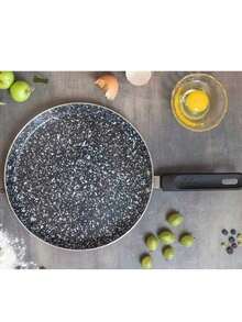 Pots And Pans Non-Stick Pancake Pan Pan Crepe Pancake For Marble Flooring Coatings For Chapati Roti Steak Pizza, Perfect For Breakfast Cookware 22cm, 24cm, 26cm, 28cm. Marble Stone Non-Stick Frying Pan, Easy Clean, Soft Touch Handle, Pancake, Crepe, Forged Aluminum, Induction, Omelette, Chapati, Roti - View 4