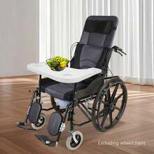 Wheelchair Table Board Wheelchair Table Wheelchair Lap Tray For Eating Reading - White - View 3