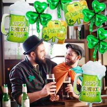 8Pcs St. Patrick's Day Balloon Set – 18-Inch Shamrock, Clover & Beer Foil Balloons For Irish Festival Party Decorations-Trending, Best Seller, New Arrival, Party Supplies, Elegant Decor, Party Decoration, St Patricks Day - Xem 2