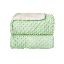 Luxury Double-Sided Baby Blanket - Green - View 2