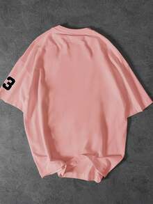 Camiseta 23 Chicago Enjoy Camisa Blusa Unissex Masculino Feminino 100% Algodão Top Premium Street Wear Lançamento Envio Imediato Varias Cores!! - Rosa Bebê - Visão 2