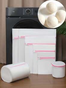 可重复使用的羊毛烘干球，衣物柔顺剂，减少褶皱和静电，缩短烘干时间 - A - 查看 11