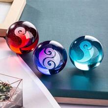 哪吒2周边迷你魔珠水晶玻璃球摆件模型，青少年礼物减压玩具 - 彩色 - 查看 1