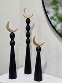 1/2/3 chiếc đồ trang trí bằng gỗ hình trăng vàng cho lễ Ramadan, được làm thủ công từ gỗ tự nhiên với thiết kế trăng vàng sang trọng. Chạm khắc tinh xảo, bề mặt nhẵn mịn, nhẹ và bền. Lý tưởng cho lễ Ramadan, Eid Al-Fitr, trang trí nhà cửa và bàn ăn. - Nhiều màu - Xem 10