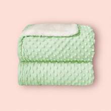 Luxury Double-Sided Baby Blanket - Green - View 1