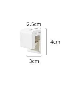 一套6格牙刷收纳盒，日式无孔粘胶双头牙刷架，吸盘式壁挂牙刷架，简约牙膏收纳架，浴室置物架，家用浴室壁挂架，适用于浴室、洗手间、洗脸盆等场所的牙膏和牙刷收纳整理。 - 彩色 - 查看 13