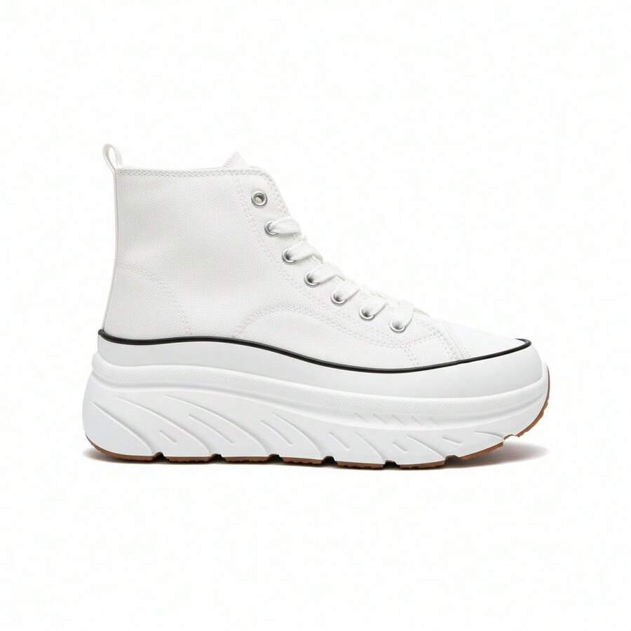 Women Casual Athletic Shoes - White - View 1