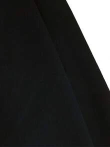 Calça Wide Leg com Estampado Hip-Hop 'Letras Aranha' Moda de Rua, Confortável Versátil   Casual  Para sair  Férias  básico    Tecido de malha    Bolso  Cordão  Amarrar    Roupas de aeroporto  Férias  Escola  Noite  Namorando - Preto - Visão 3