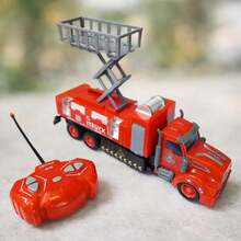 Vehículo de rescate interactivo con control remoto y diseño realista que convierte cualquier espacio en un escenario lleno de emoción, movimiento y aventuras increíbles donde cada recorrido se transforma en una experiencia llena de diversión y entretenimiento dinámico para todas las edades. - Rojo - Ver 1