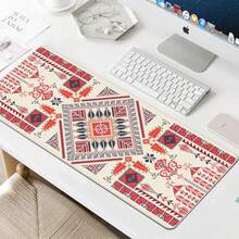 大型鼠标垫，加长鼠标垫，防滑橡胶底座，游戏鼠标垫，桌垫，桌面垫，光滑布质键盘垫，电脑鼠标垫（几何图案）。 - 鼠標墊 - 查看 9