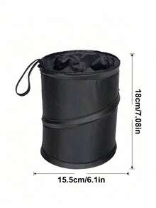 Car Trash Can With Lid And Storage Bag - Hanging Car Trash Bag, Leak-Proof Car Trash Can, Multi-Purpose Car Trash Can 1 - A - View 7