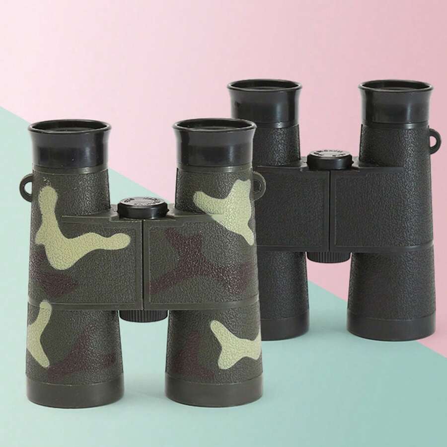 1pc 6x35 Black Binoculars, Outdoor Binoculars - Multicolor - View 1