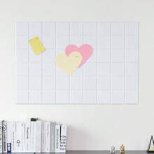 Cork - Bulletin Board Tiles Office - Classroom, 6 Pack Tack - Cork Boards Walls, 12 * 12 In Square Prayer Pin Board, Adhesive Small Corkboard With 30 Push Pins 004 - 2 - 12 x 12 吋正方形純白色 + 6 - 查看 2