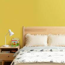 1 Roll Of Yellow Self-Adhesive Wallpaper, Thickened Waterproof, Moisture-Proof, Wear-Resistant, Removable Paper, Suitable For Bedroom, Living Room Walls - Yellow - View 12