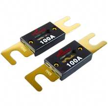 Fusibles Audiopipe ANL-100A 100A Chapado Oro 24K - A - Ver 3