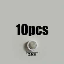 10pcs Magnetic Remote Control Holder, Home Storage & Wall Mount Accessories, No Tools Or Drilling Required, Strong Magnet Fixation, Organize Living Room, Bedroom, Kitchen Remote Controls, Keep Countertop Tidy And Conceal Cables, Easy Installation - White - View 9