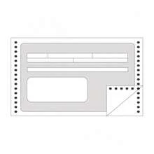 APLI 133 Caja 1200 Recibos Papel Continuo, 240 X 4 - A - Ver 1