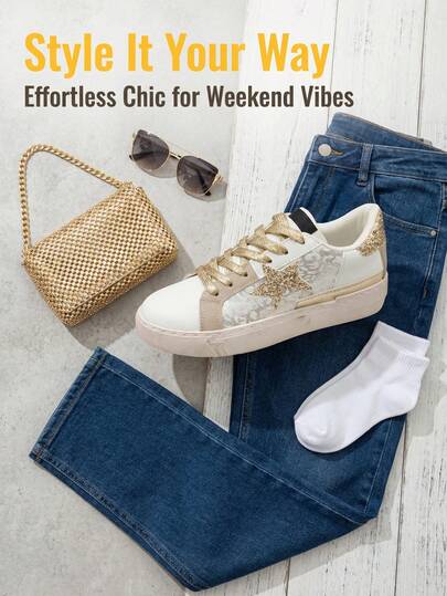 Bello Star Damsneakers, vardagsskor, löparskor - Urban Street Fashion