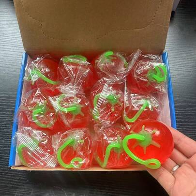 1pc Stress Relief Toy, Realistic Fruit Texture Squeeze Toy, Squishy Fidget Toy, Cute Stress Relief Toy