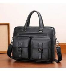 Men Briefcase - Black - View 4