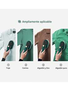 Plancha de Vapor portátil de Mano Mini Plancha de Viaje Tela para Ropa Plancha para Colgar Arrugas de Planchado Eliminación de Vapor Ligero para Viajes de Oficina en casa - Blanco - Ver 3