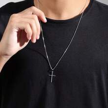 925 Silver Plated  Necklace Chain Small Men's Thin Venetian Cord 50cm 60cm 70cm - 銀色 - 查看 5