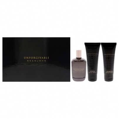 Sean John Men's Classic Scent Gift Set – 3 Pcs Gift Set 4.2oz EDT Spray, 3.4oz Shower Gel, 3.4oz After Shave Balm